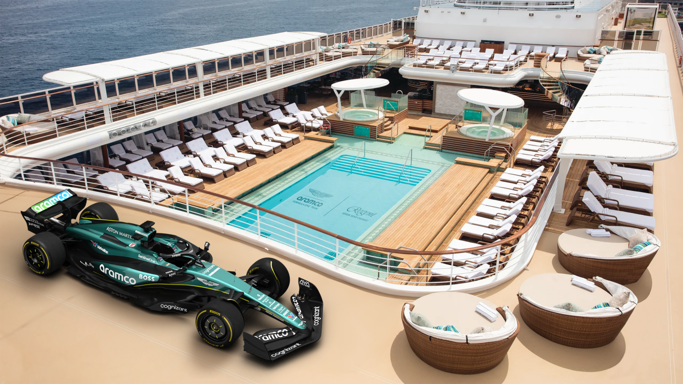 Regent Seven Seas Cruises and Aston Martin Aramco Formula One Team unveil  new & exclusive Spotlight Voyage